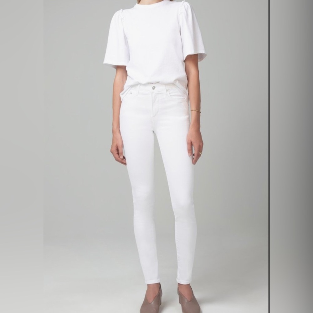 NWT Citizens of Humanity Rocket Sculpt Skinny in White - Size 28